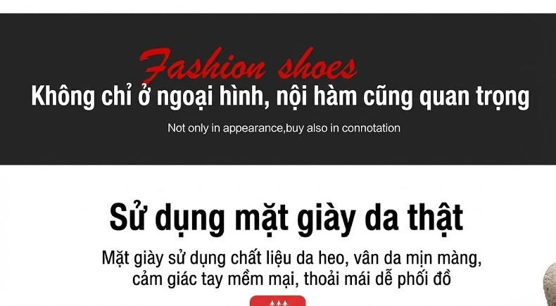 Giày Lười Nam Da Mờ Thoáng Khí Chiều Cao Đế Khoảng 2cm Màu Kem, Xám chi tiết 4