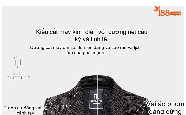 Áo Vest Nam Dáng Ôm Lót Cotton Dày Dặn Phong Cách Hàn Quốc Màu Xám Đen chi tiết 4