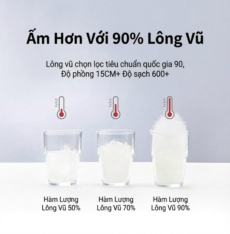 Áo Khoác Nam Lông Vũ Lót Nỉ Dày Dặn Tháo Rời Màu Xám chi tiết 10