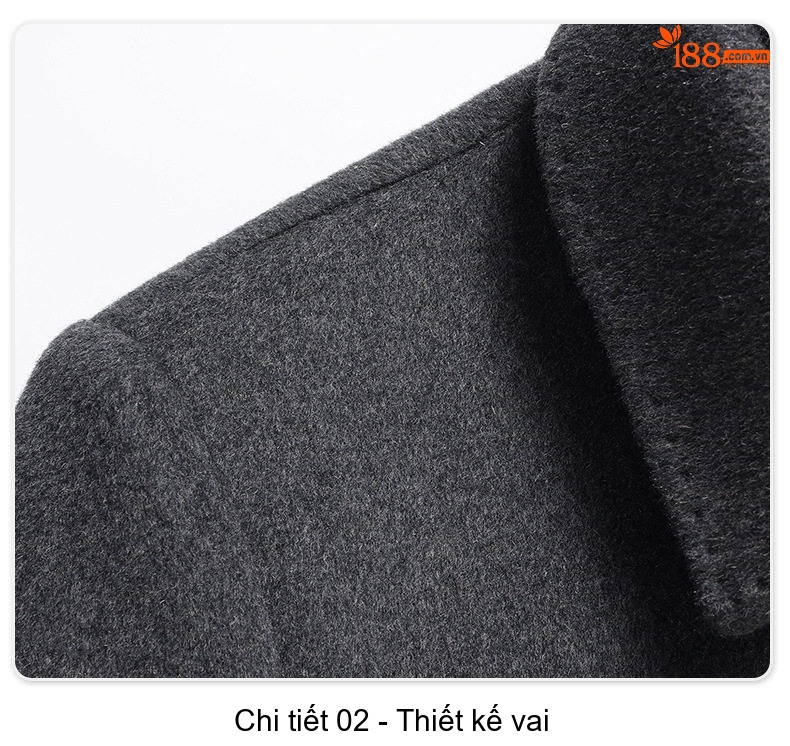 Áo Khoác Dạ Nam Lông Vũ Tháo Rời Hai Mặt Trung Niên Màu Đen, Xám chi tiết 23