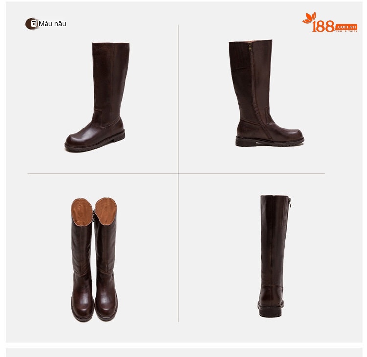 Giày Tây Buộc Dây Nam Da Thật Chiều Cao Đế Khoảng 3cm Màu Đen chi tiết 16