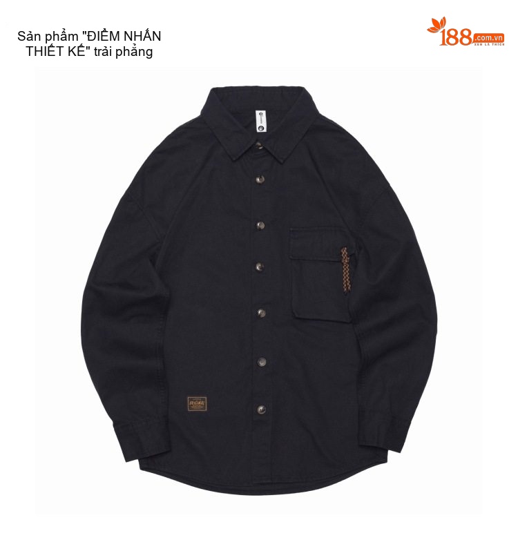 Áo Sơ Mi Nam Cotton Dáng Rộng Phong Cách Retro Màu Xanh Rêu, Nâu, Đen chi tiết 17