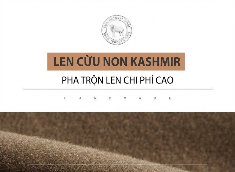Áo Khoác Nam Lông Vũ Lót Lông Cừu Non Dệt Kim Màu Đen, Nâu chi tiết 2