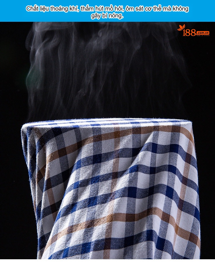 Áo Sơ Mi Tay Dài Cotton Oxford Dáng Rộng Thoải Mái Màu Trắng, Xám, Xanh, Đỏ... chi tiết 5