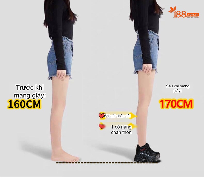 Giày Sneaker Nữ Da Bóng Đế Cao Khoảng 8.5cm Lót Lông Giữ Ấm Màu Đen, Nâu chi tiết 5