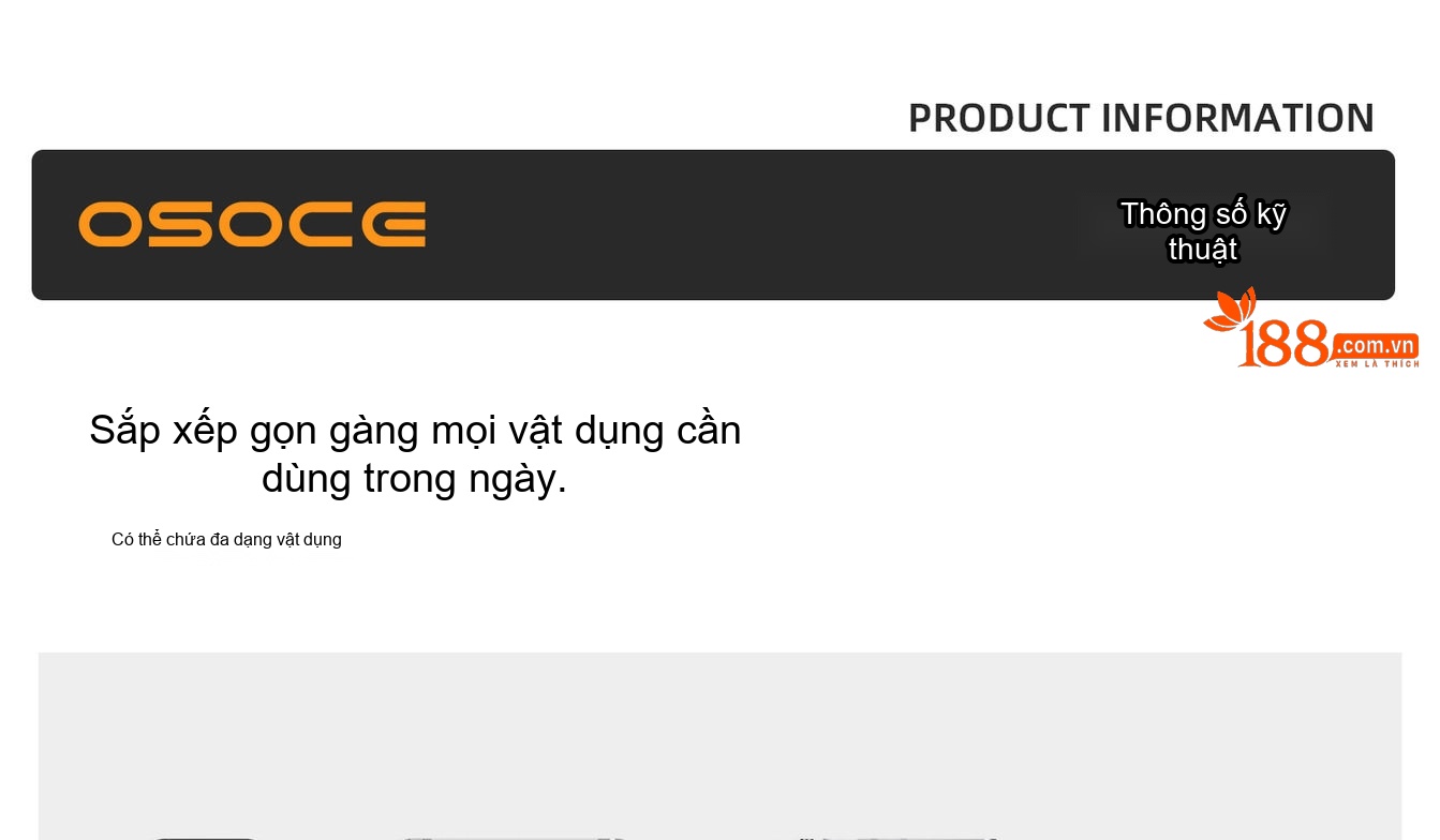 Túi Đeo Chéo Nam OSOOCE Da Thật Phong Cách Thường Nhật Màu Đen chi tiết 5