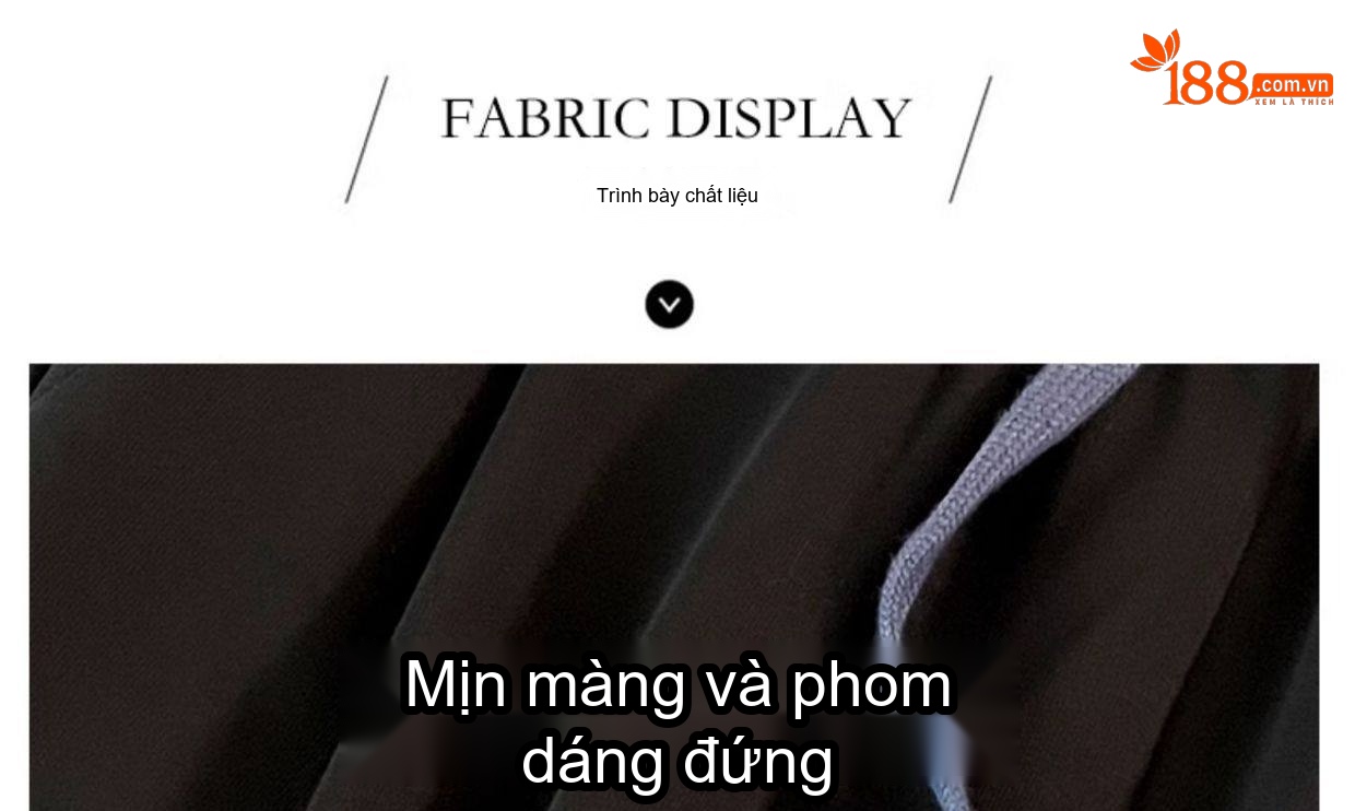 Bộ Đồ Nữ Áo Hoodie Tay Dài Quần Ống Rộng Phong Cách Casual Màu Đen chi tiết 4