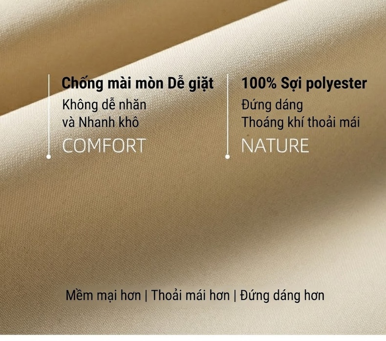 Áo Khoác Gió Nam Cổ Bẻ Ve Lật Khuy Cài Phong Cách Doanh Nhân Trẻ Màu Be, Xanh Navy, Đen chi tiết 2