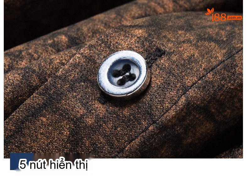 Áo Sơ Mi Nam Tay Ngắn Lụa Tơ Tằm Hương Vân Sa Trung Niên Phong Cách Casual Màu Đỏ Rượu, Đen, Nâu chi tiết 17