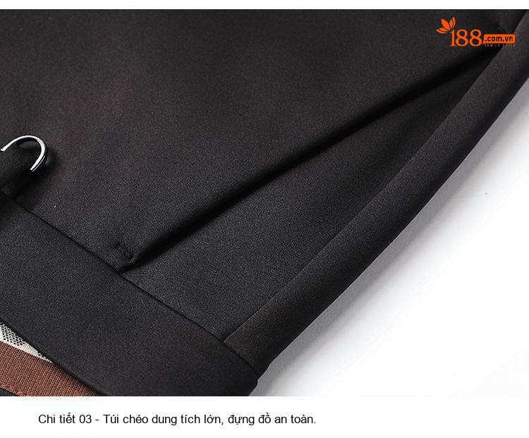 Quần Tây Nam Lông Cừu Dáng Suông Rộng Thoải Mái Chống Nhăn Màu Đen, Xanh Navy, Xám chi tiết 34