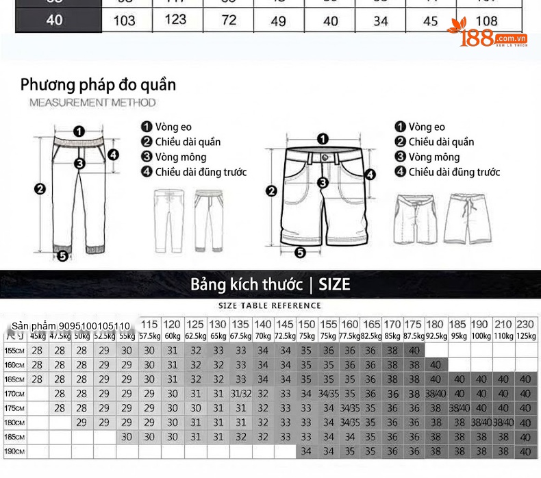 Quần Jean Nam Dáng Suông Co Giãn Thoải Mái Màu Xanh Navy, Đen chi tiết 8