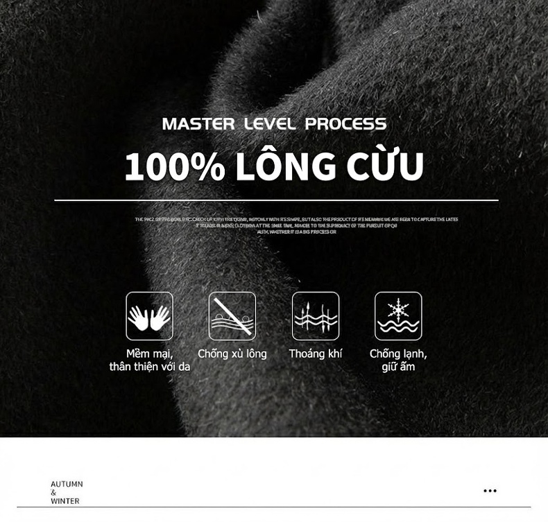 Áo Khoác Nam 100% Len Lông Cừu Dáng Ngắn Cổ Bẻ Màu Xám, Nâu chi tiết 5