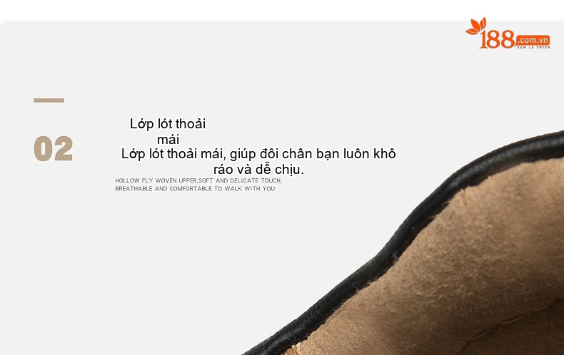 Giày Martin Cổ Thấp Nam Da Mờ Buộc Dây Phong Cách Công Sở Đế Cao 4cm chi tiết 8