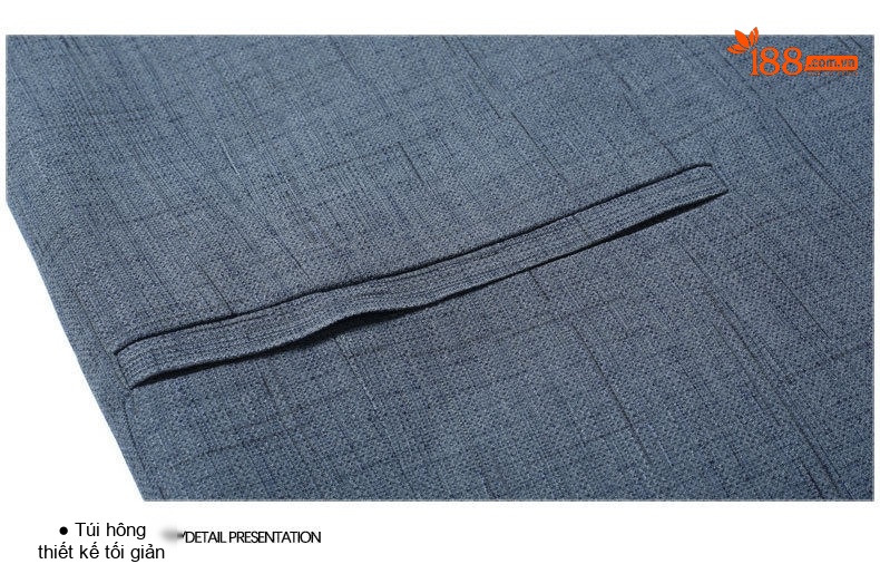 Áo Vest Nam Trung Niên Vải Dệt Kim Phong Cách Doanh Nhân Màu Xám Xanh chi tiết 20