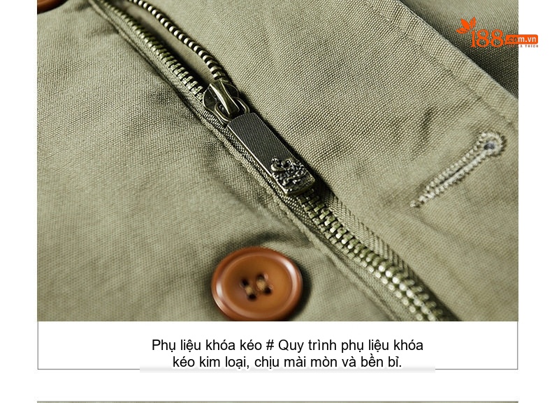 Áo Khoác Bomber Nam Lông Cừu Non Lót Lông Dày Dặn Kiểu Công Sở Màu Xanh Navy, Xanh Rêu chi tiết 24