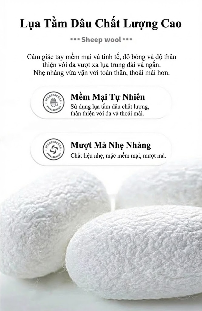 Áo Polo Nam Tay Ngắn 100% Tơ Tằm Mát Lạnh Cổ Bẻ Màu Xám, Xanh Navy, Tím chi tiết 2