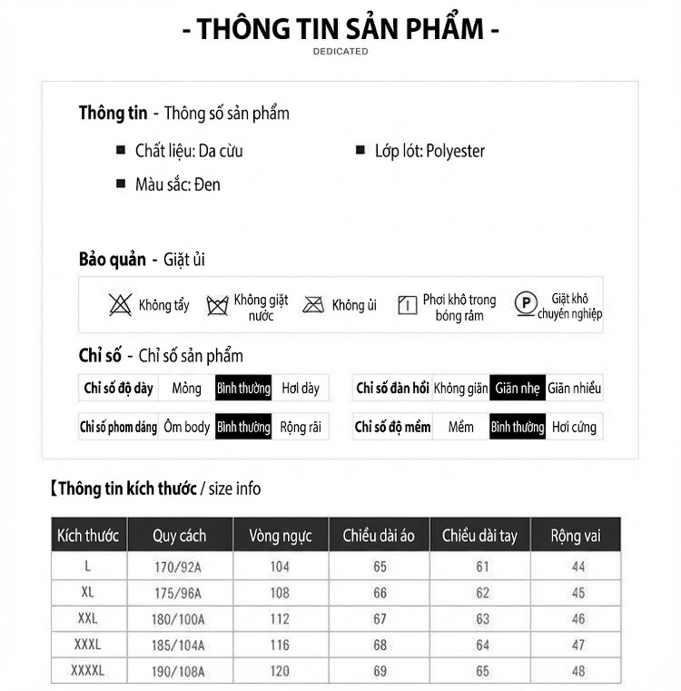 Áo Khoác Bomber Nam Da Cừu In Họa Tiết Slim Fit Màu Đen chi tiết 1