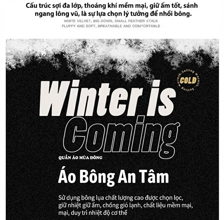 Áo Khoác Cotton Nam Nữ Cổ Trụ Dáng Rộng Màu Đen, Nâu, Xám chi tiết 9