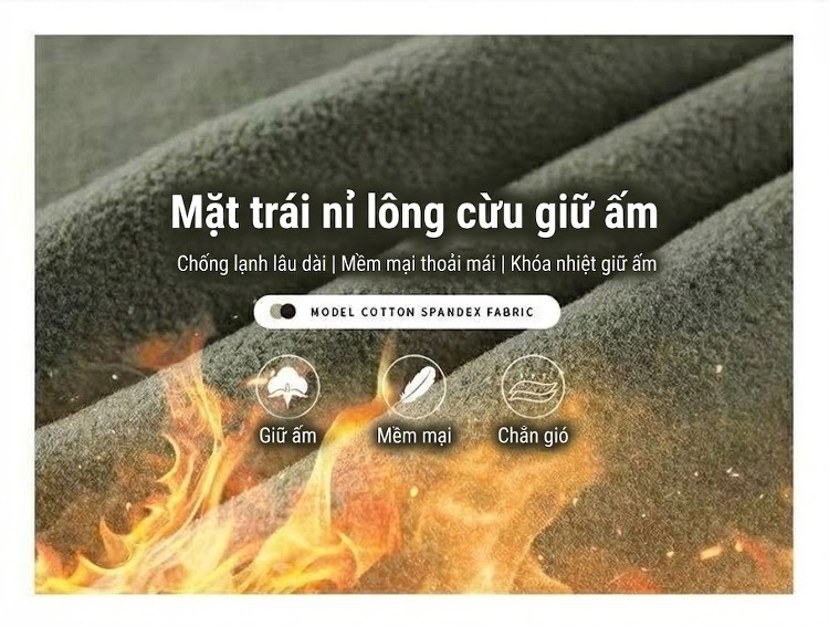 Áo Gile Nam Hai Mặt Lót Lông Dày Dặn Nhiều Túi Phong Cách Công Sở Màu Be, Xanh Rêu, Xám, Xanh Navy chi tiết 1