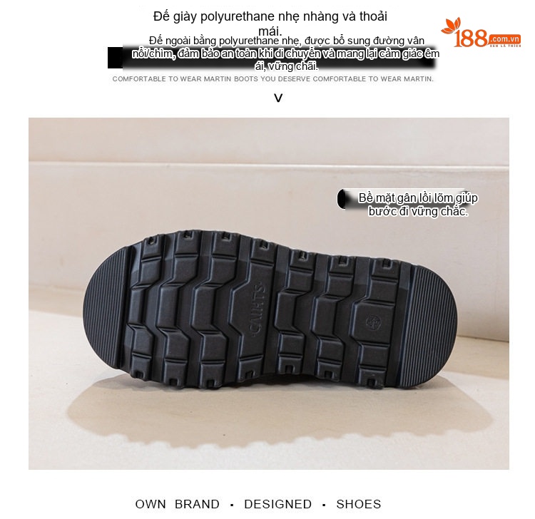 Giày Sneaker Nữ Đế Dày Thêu Họa Tiết Chiều Cao Đế Khoảng 5cm Màu Đen, Trắng chi tiết 13