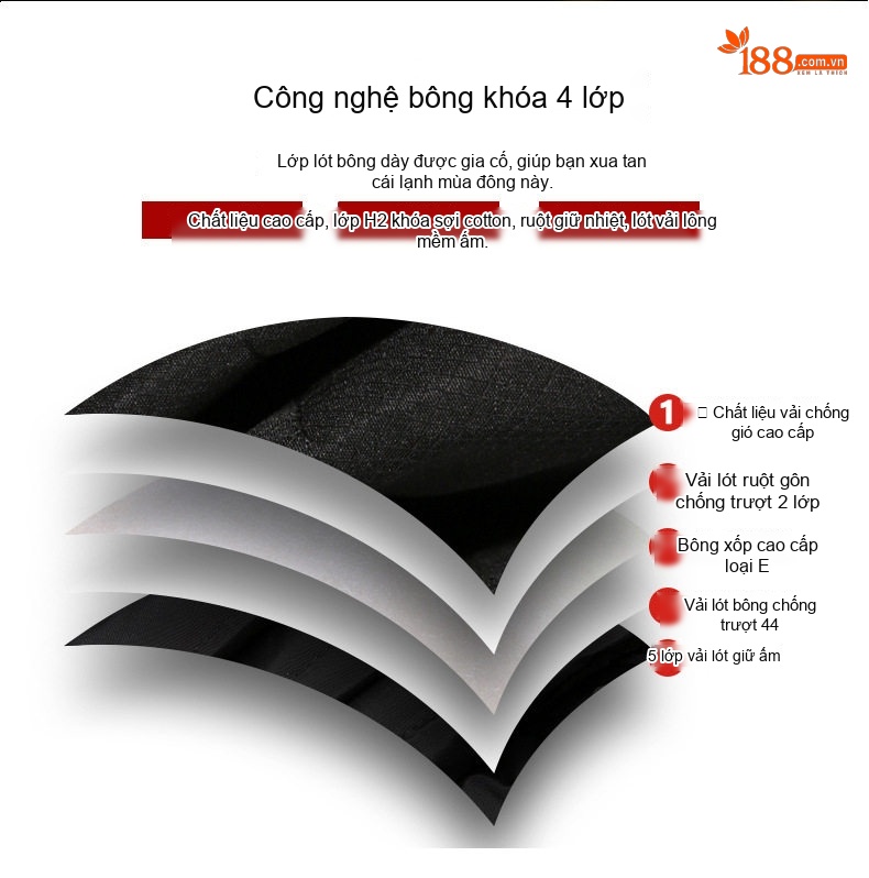 Áo Khoác Cotton Nam Dáng Rộng Có Mũ Trùm Đầu Dày Dặn Phong Cách Đường Phố Màu Đen, Xám, Kem... chi tiết 7