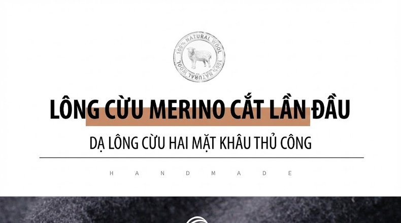 Áo Khoác Dạ Nam Dáng Dài Tay Raglan Hai Hàng Khuy Màu Nâu, Xám Đậm, Đen chi tiết 2