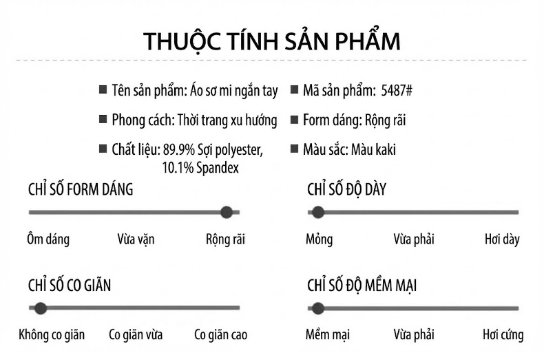 Áo Sơ Mi Nam Tay Ngắn Ice Silk Họa Tiết Lá Cây Form Rộng Màu Xám chi tiết 11