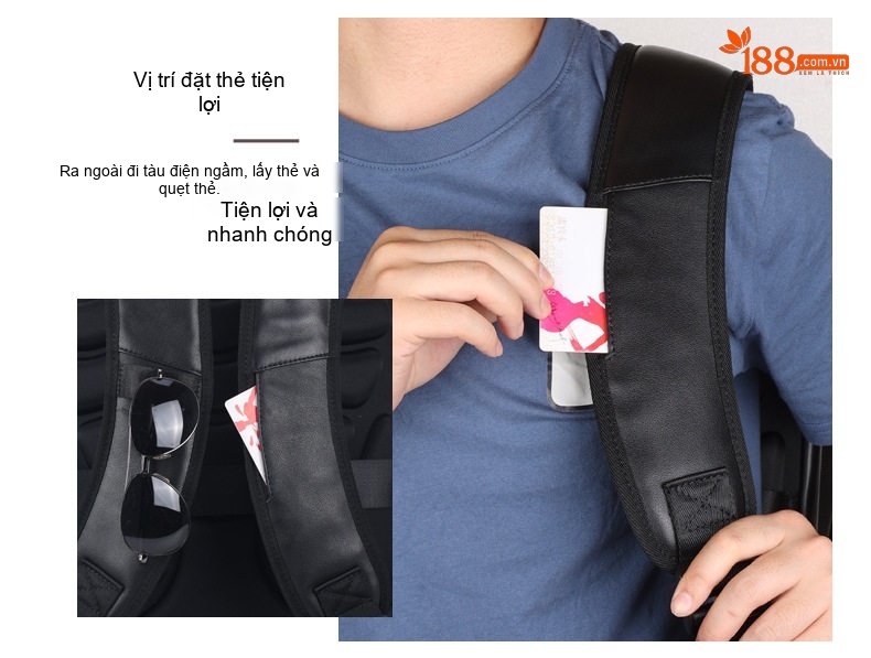 Balo Da Bò Đa Năng Du Lịch Ngoài Trời Đựng Laptop 17 Inch Màu Đen, Nâu chi tiết 16