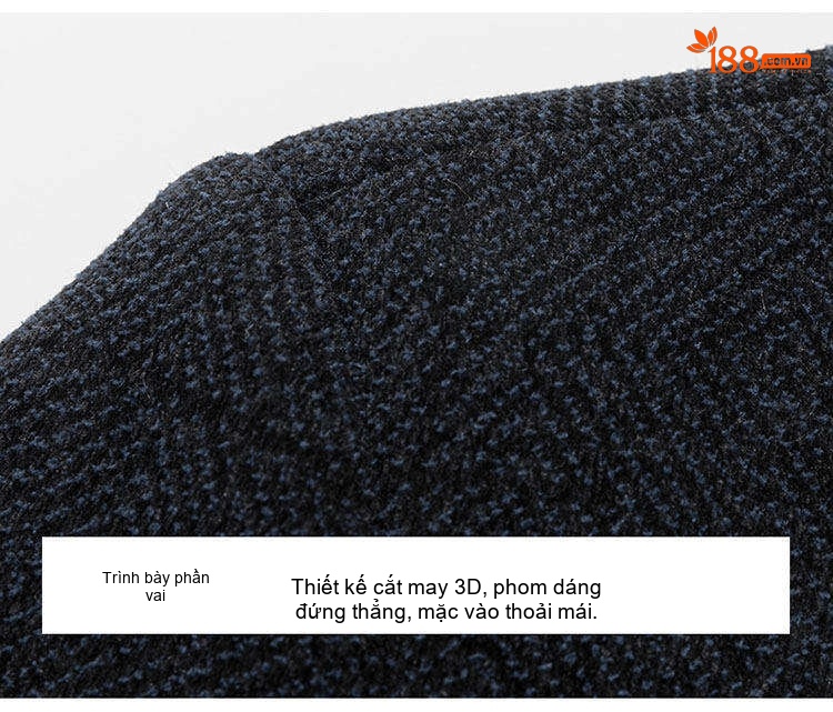 Áo Khoác Nam Trung Niên Chenille Lót Bông Dày Dặn Cổ Trụ Màu Đen, Xám chi tiết 22