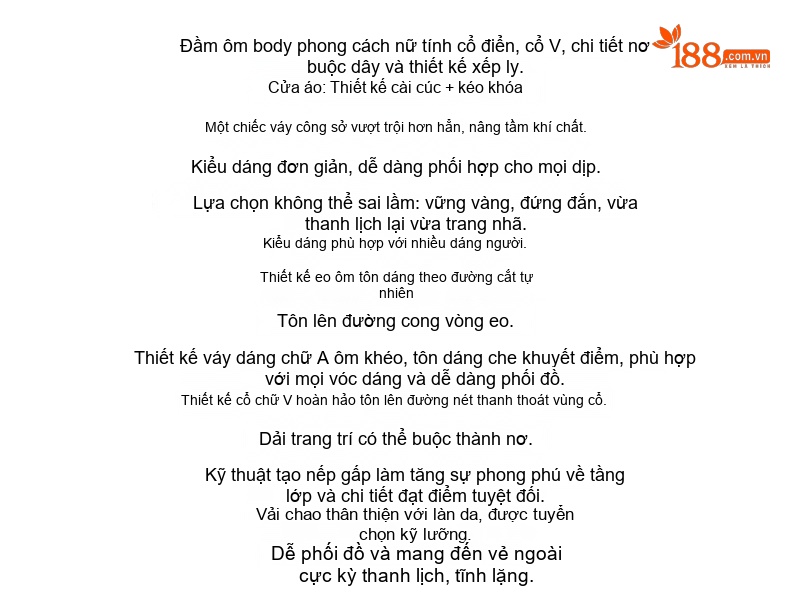 Đầm Ôm Body Nữ Tay Dài Cổ chữ V Thắt Nơ Kiểu Dáng Thanh Lịch Màu Vàng chi tiết 1