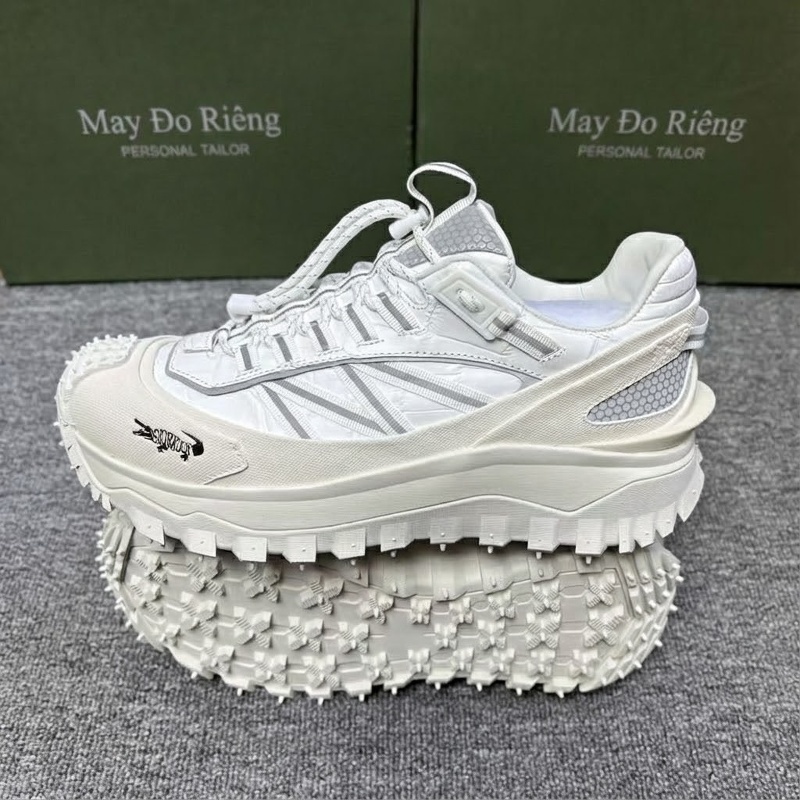 Giày Thể Thao Buộc Dây Nam Da Bụng Cá Sấu Chiều Cao Đế Khoảng 4cm Màu Trắng, Xanh Lam, Đỏ chi tiết 11
