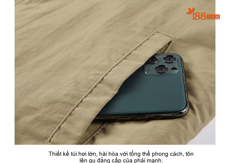 Áo Gile Nam Lót Lông Dày Dặn Hai Mặt Giữ Ấm Chống Gió Màu Xanh Rêu, Be, Xanh Navy, Đen, Xám chi tiết 19
