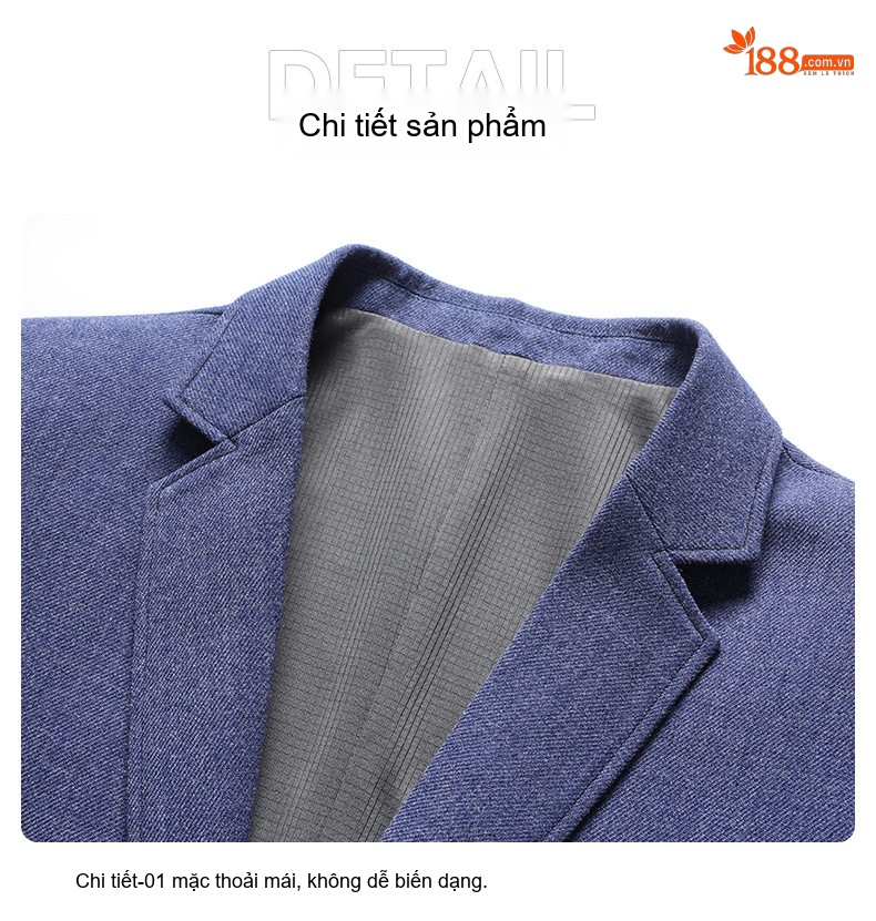 Áo Vest Nam Dệt Kim Co Giãn Không Nhăn Phong Cách Hàn Quốc Màu Đỏ Tía, Xanh Navy, Be, Xám... chi tiết 24