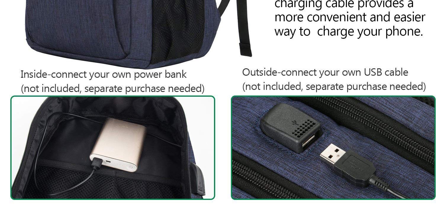 Balo Đôi Nam Cao Cấp Dung Tích Lớn Phong Cách Doanh Nhân Đựng Laptop Màu Xám, Đỏ chi tiết 8
