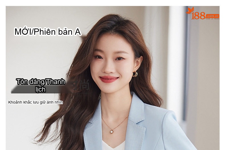 Áo Vest Nữ Tay Lỡ Dáng Ôm Phong Cách Hàn Quốc Màu Trắng, Hồng, Xanh Nhạt chi tiết 2