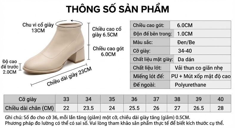 Giày Thể Thao Nữ Da Thật Kiểu Dáng Sneaker Chiều Cao Đế Khoảng 4cm Màu Trắng, Đen chi tiết 9