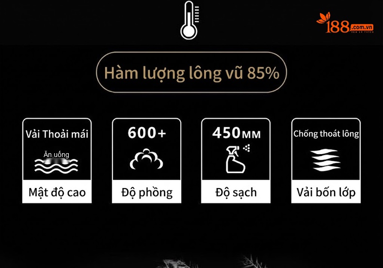 Áo Khoác Phao Nam Dáng Ôm Có Mũ Trùm Đầu Nhẹ Mỏng Thời Trang Màu Đen, Xanh Navy, Xám chi tiết 6