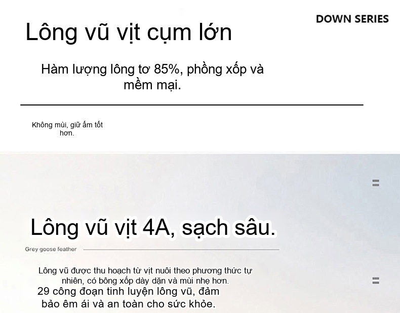 Quần Dài Thể Thao Ống Bo Nam Nữ Lót Lông Vũ Trắng Giữ Ấm Màu Đen chi tiết 2