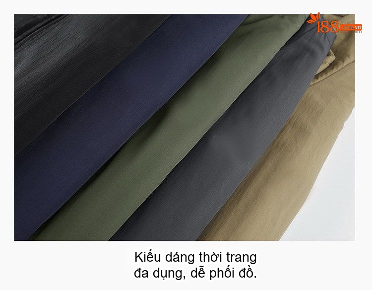 Áo Gile Nam Lót Lông Dày Dặn Hai Mặt Giữ Ấm Chống Gió Màu Xanh Rêu, Be, Xanh Navy, Đen, Xám chi tiết 8
