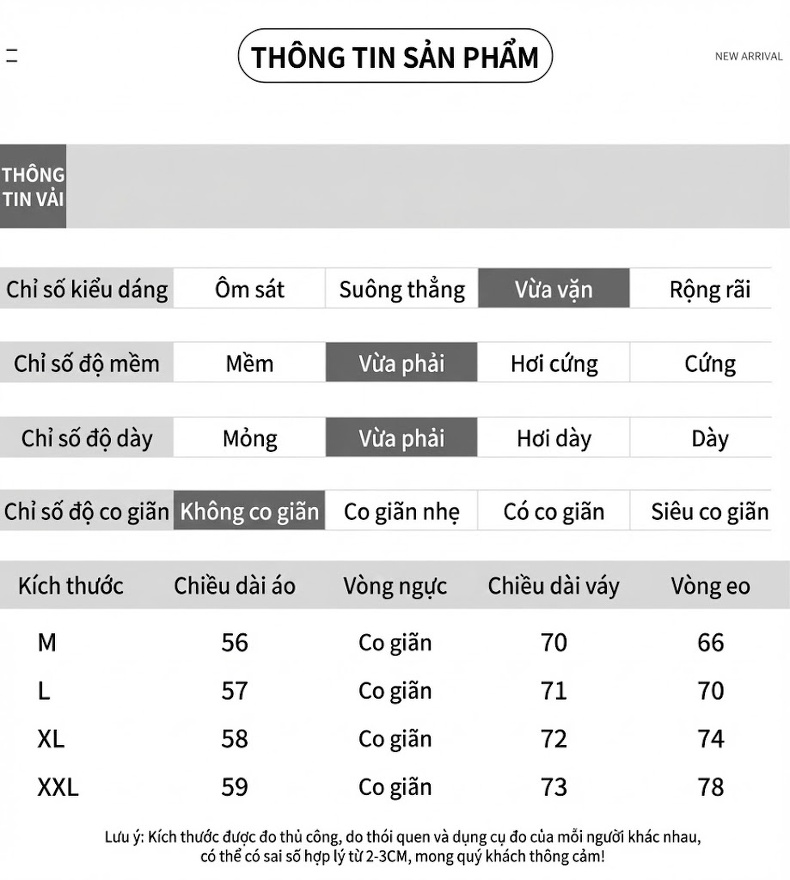 Set Áo Dệt Kim Cổ Lọ Tay Dài và Chân Váy Midi Thanh Lịch Màu Đen, Nâu chi tiết 6