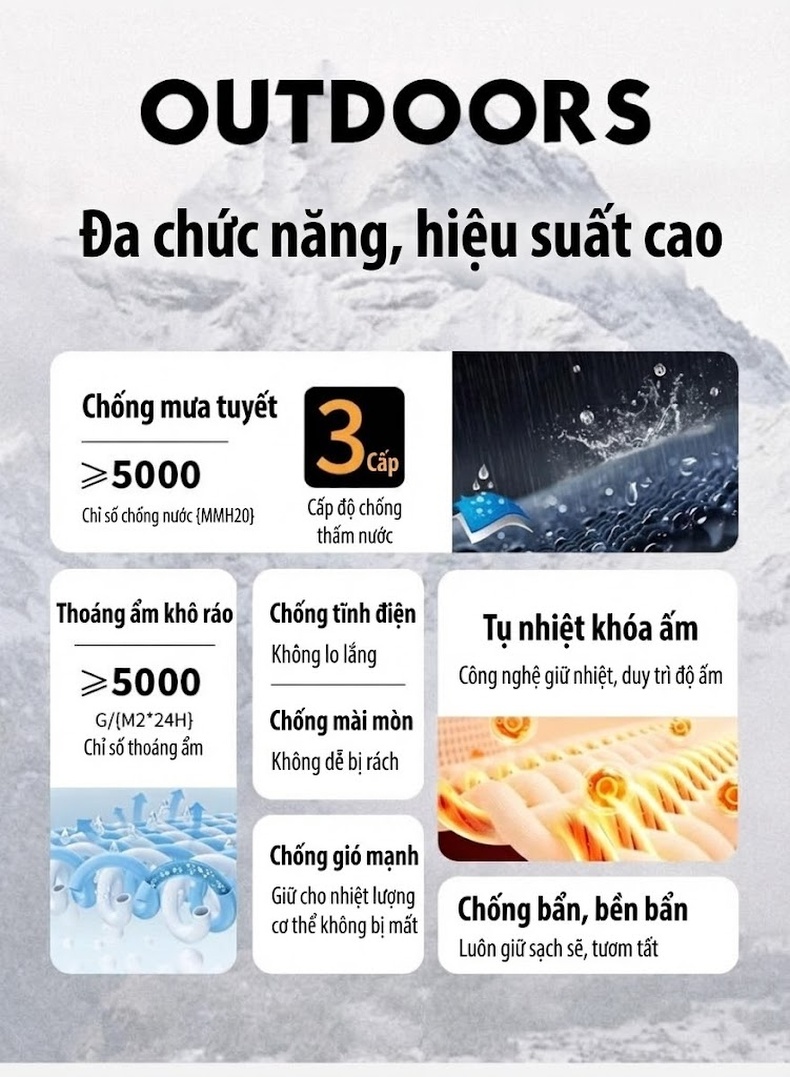 Áo khoác gió nam cổ trụ dáng ôm vừa vặn chi tiết 5