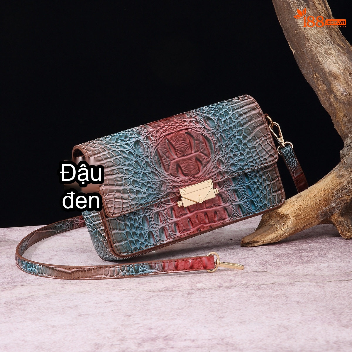 Túi Đeo Chéo Nữ Vân Cá Sấu Vintage Nhiều Màu chi tiết 28