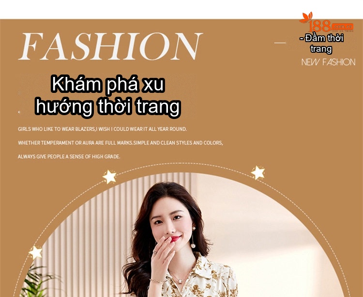 Váy Sơ Mi Nữ dáng chữ A Midi Tay Ngắn Họa Tiết Hoa Nhí Thắt Eo Thanh Lịch Màu Trắng, Vàng chi tiết 5