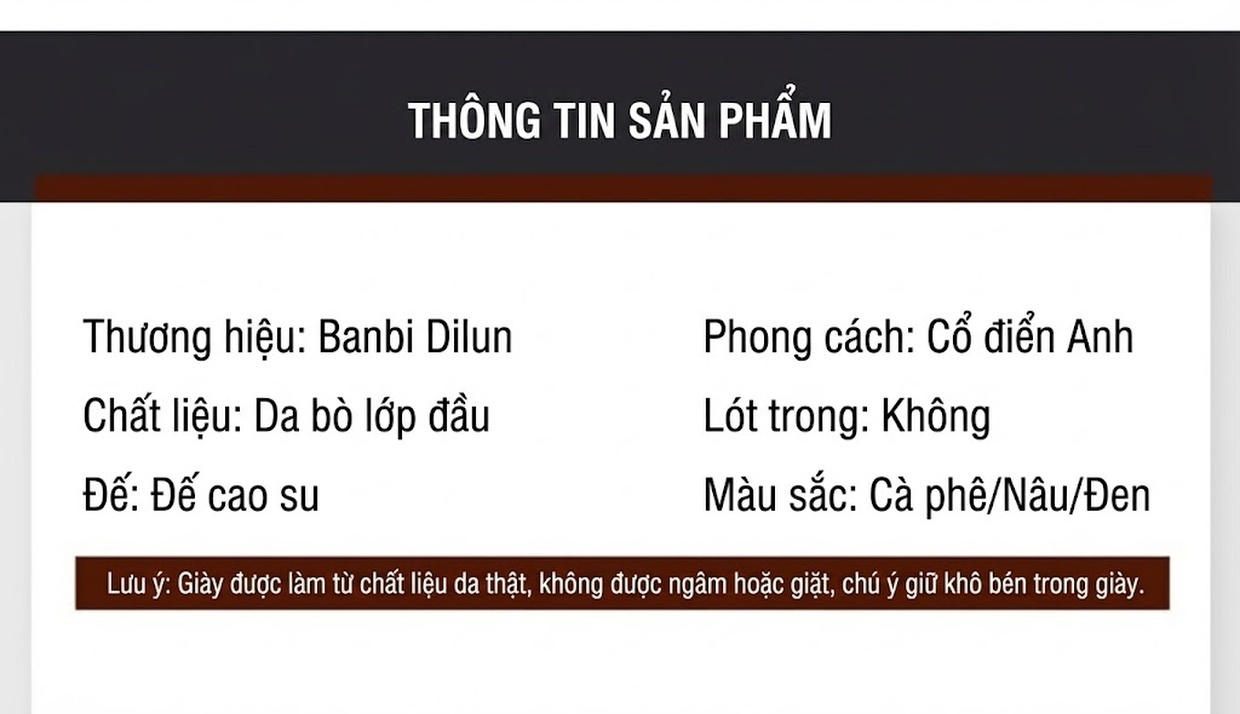 Giày Lười Nam Da Bò Mềm Mại Phong Cách Anh Quốc Chiều Cao Đế Khoảng 2cm Màu Nâu, Đen chi tiết 4