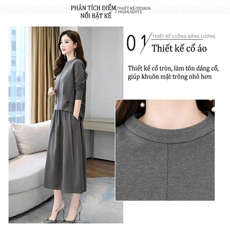 Váy Ôm Body Nữ In Họa Tiết Màu Xanh, Vàng, Nâu chi tiết 2