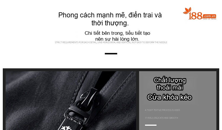Áo Khoác Nam Mỏng Nhẹ Co Giãn Có Mũ Tháo Rời Phong Cách Thể Thao Màu Đen, Xám, Xanh Lá chi tiết 6