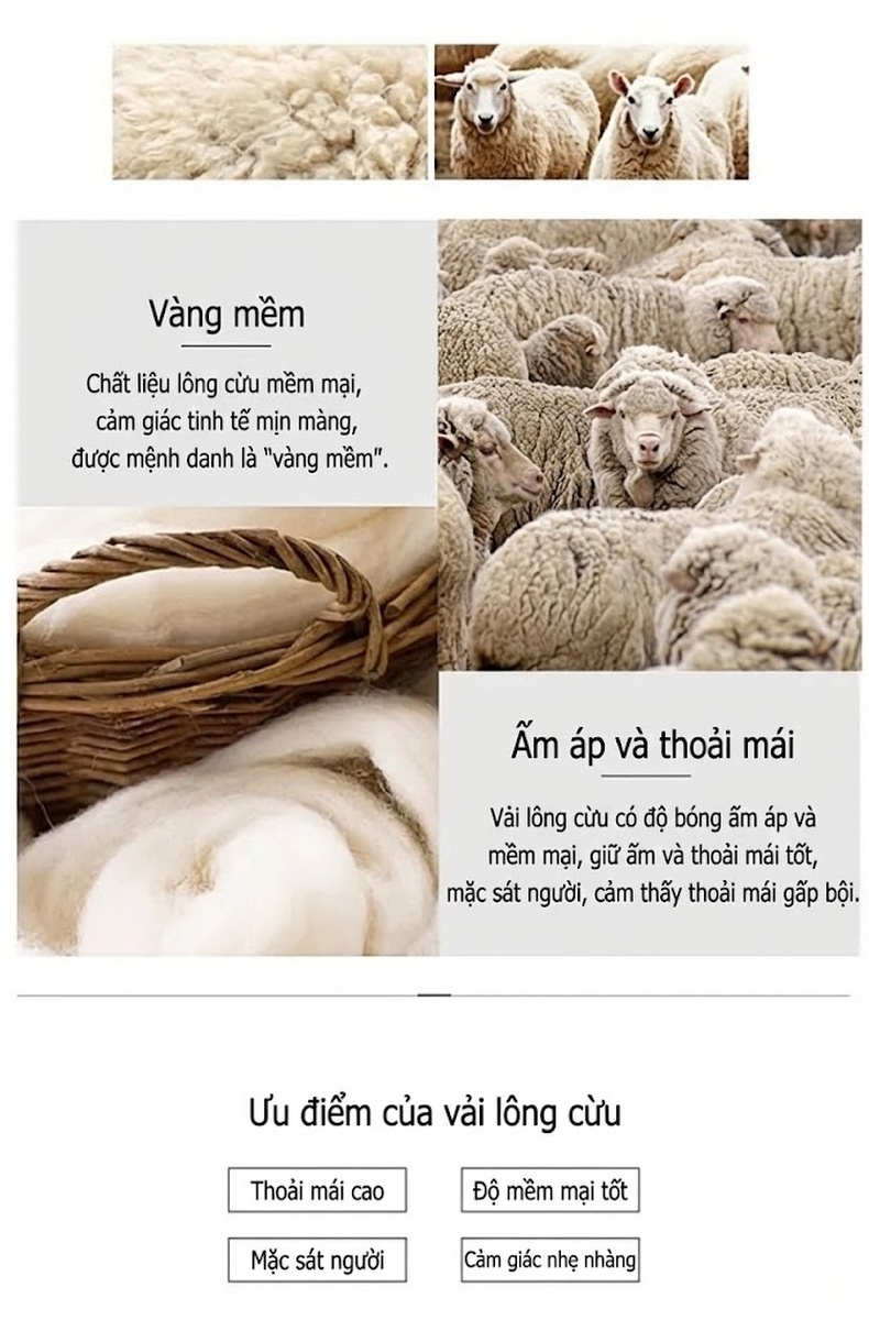 Áo Khoác Dạ Nam Dáng Dài Vừa Vặn Cổ chữ Vest Hai Mặt Cotton Màu Đen, Xám, Nâu chi tiết 1