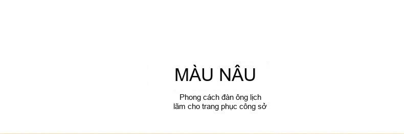 Giày Tây Buộc Dây Nam Da Bóng Mũi Vuông Chiều Cao Đế Khoảng 3cm Màu Đen, Nâu chi tiết 10
