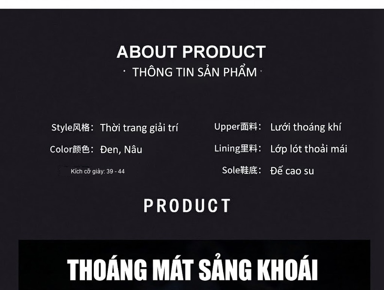 Sandal Nam Da Thật Quai Ngang Siêu Nhẹ Chiều Cao Đế Khoảng 3cm Màu Nâu, Đen chi tiết 5