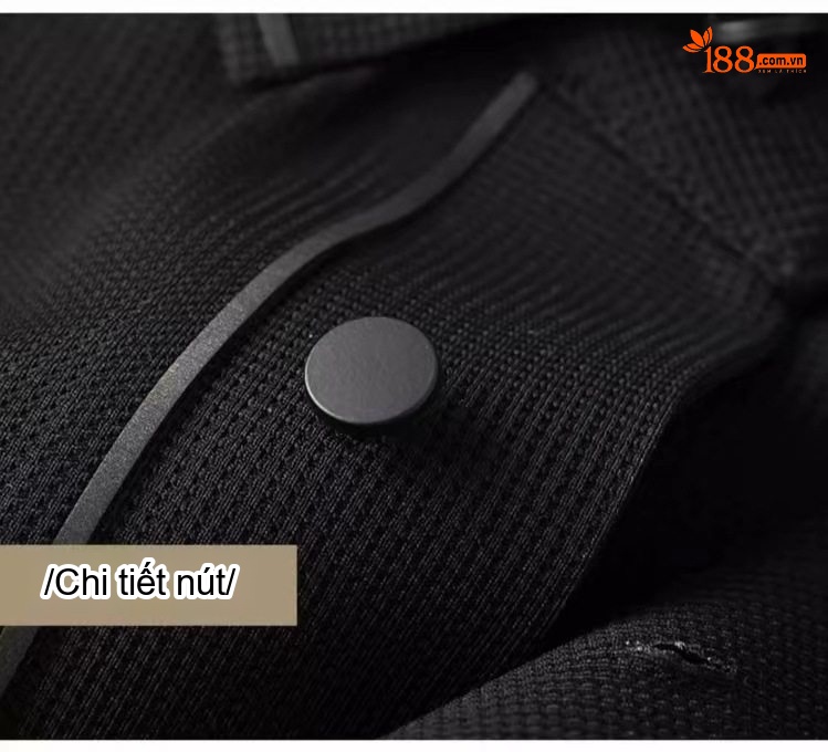Áo Polo Nam Cộc Tay Ice Silk Không Nhăn Thoáng Khí Màu Đen, Xám, Xanh Navy chi tiết 22